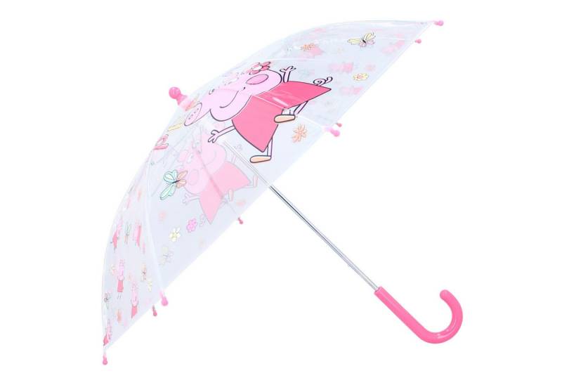 Peppa Pig Partnerschirm Schirm Ø 71 cm – Bunter Regenschirm für Kinder mit Peppa Pig Muster von Peppa Pig