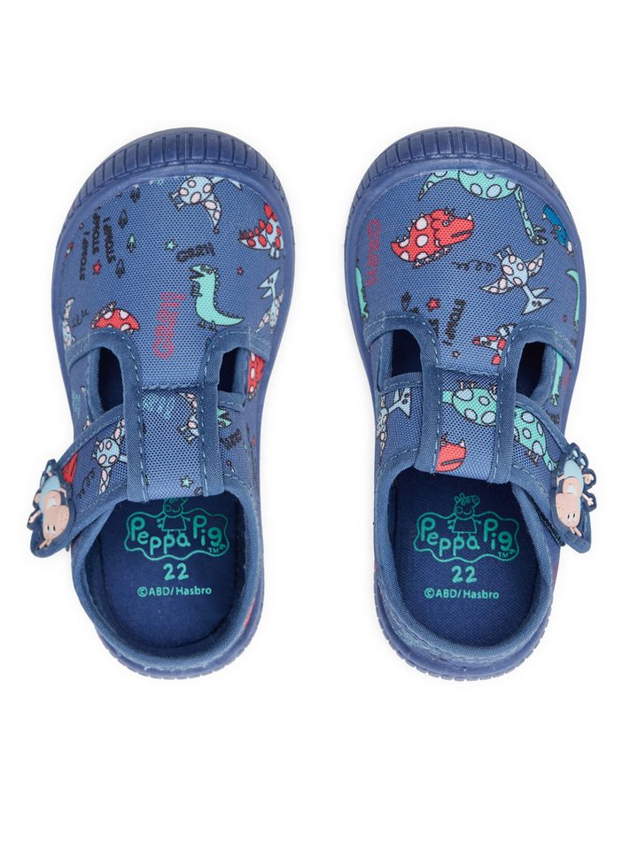Peppa Pig Peppa Pig Hausschuhe Jungen AW24-104 PP Dunkelblau Hausschuh von Peppa Pig
