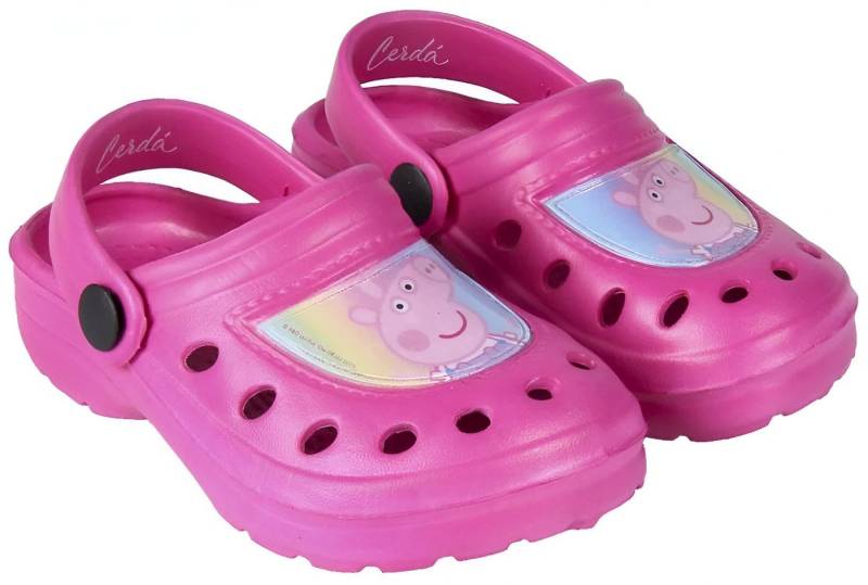 Peppa Pig Peppa Pig Wutz Clogs Kinder Sandalen Badeschuhe Latschen Clog Gr. 22 bis 29 von Peppa Pig