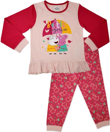 Peppa Pig Peppa Wutz Langes Pyjama-Set aus 100% Baumwolle, Better Together, 6-7 Jahre von Peppa Pig