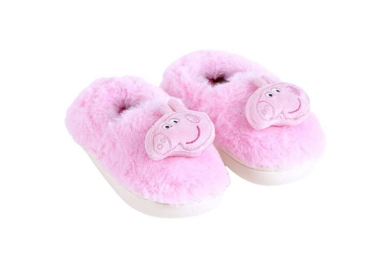 Peppa Pig Peppa Wutz Plüsch Hausschuh Mädchen Slipper Pantoffeln Gr. 22-29 von Peppa Pig
