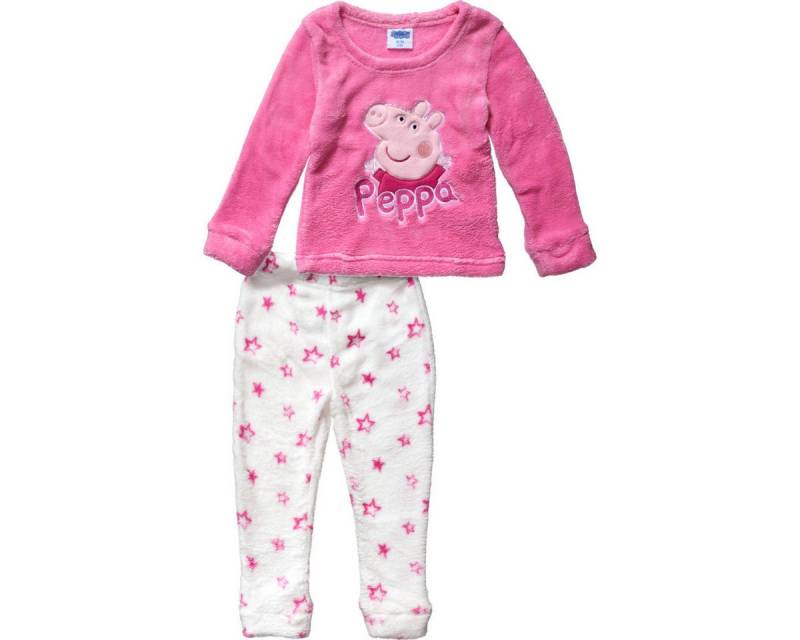 Peppa Pig Pyjama 5204886 Mädchen Pyjama, Schlafanzug, Nachtwäsche, Kinderset, Kinderzweiteiler von Peppa Pig