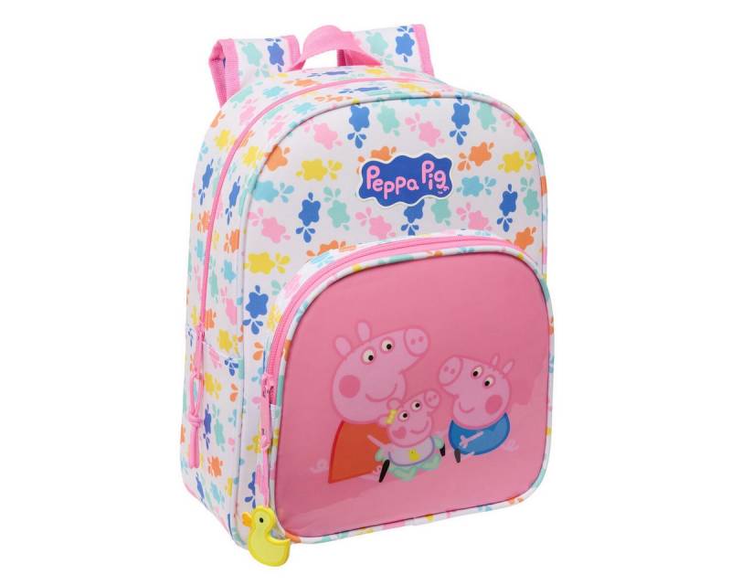 Peppa Pig Rucksack Kinder Rucksack Peppa Pig Baby pig Bunt 26 x 34 x 11 cm von Peppa Pig