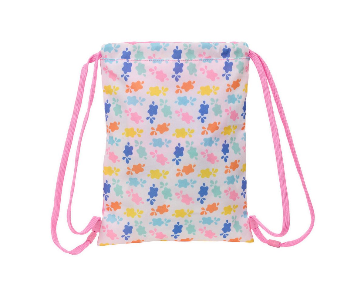 Peppa Pig Rucksack Rucksacktasche mit Bändern Peppa Pig Baby pig Bunt 26 x 34 x 1 cm von Peppa Pig