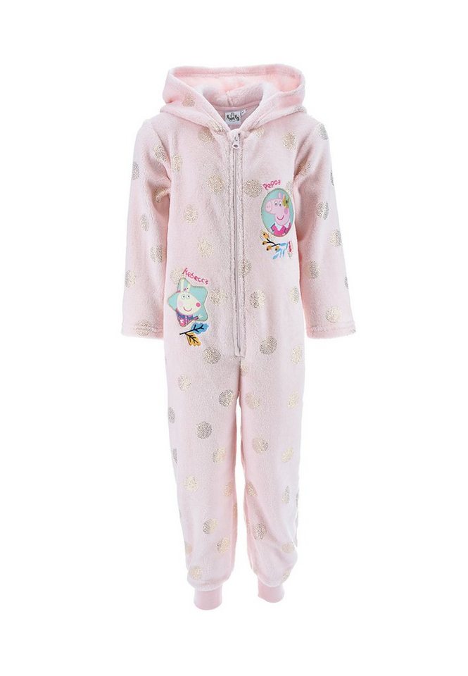 Peppa Pig Schlafanzug Mädchen Schlaf Overall Pyjama langarm Nachtwäsche von Peppa Pig