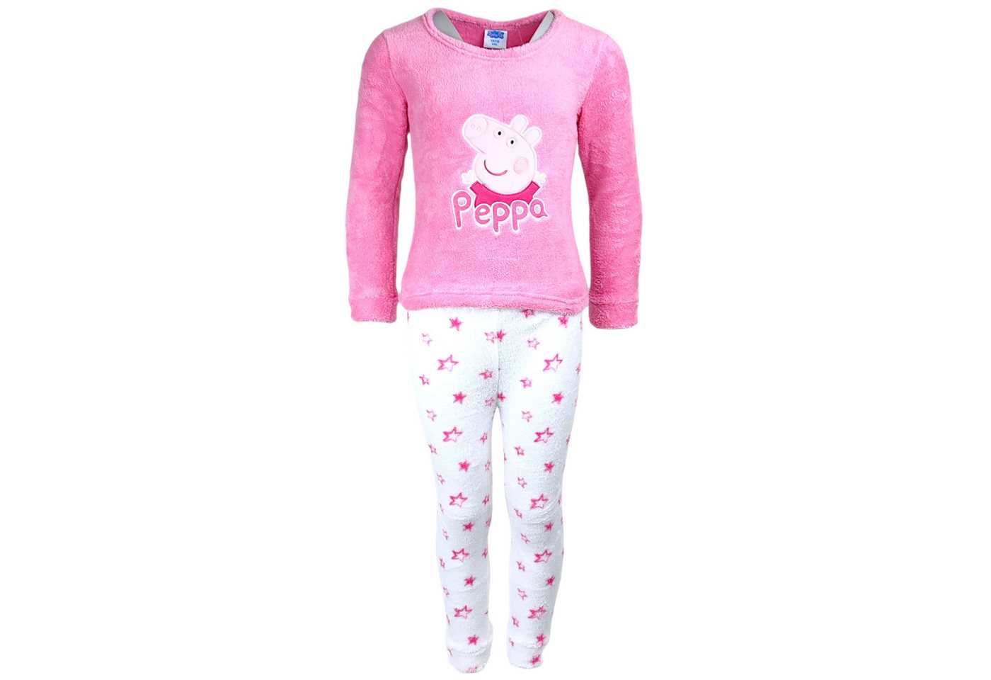 Peppa Pig Schlafanzug Peppa Wutz (2 tlg) Mädchen Pyjama langarm Gr. 92 - 128 cm von Peppa Pig