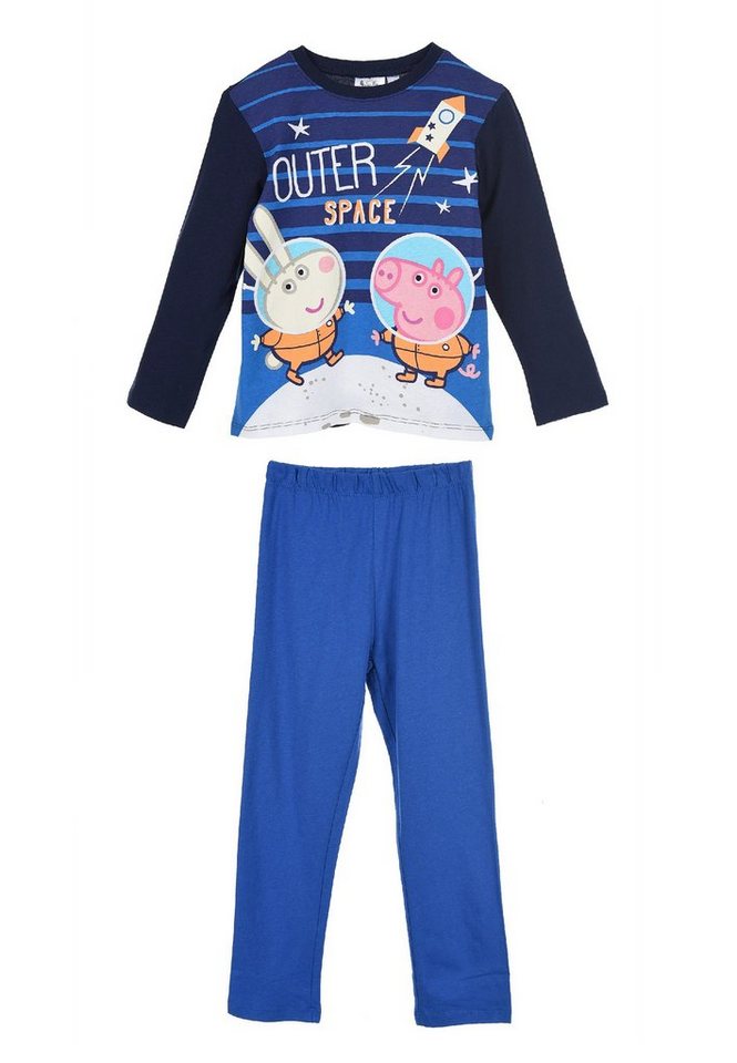 Peppa Pig Schlafanzug Peppa Wutz Kinder Jungen Pyjama Schlaf-Set (2 tlg) von Peppa Pig