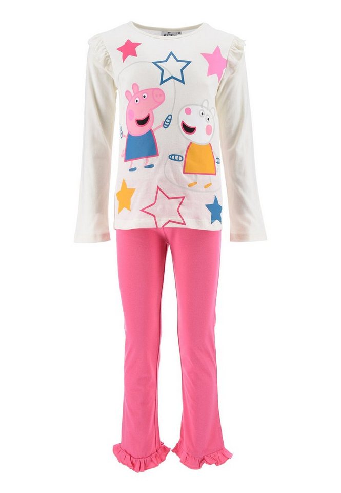 Peppa Pig Schlafanzug Peppa Wutz Kinder Jungen Pyjama Schlaf-Set (2 tlg) von Peppa Pig