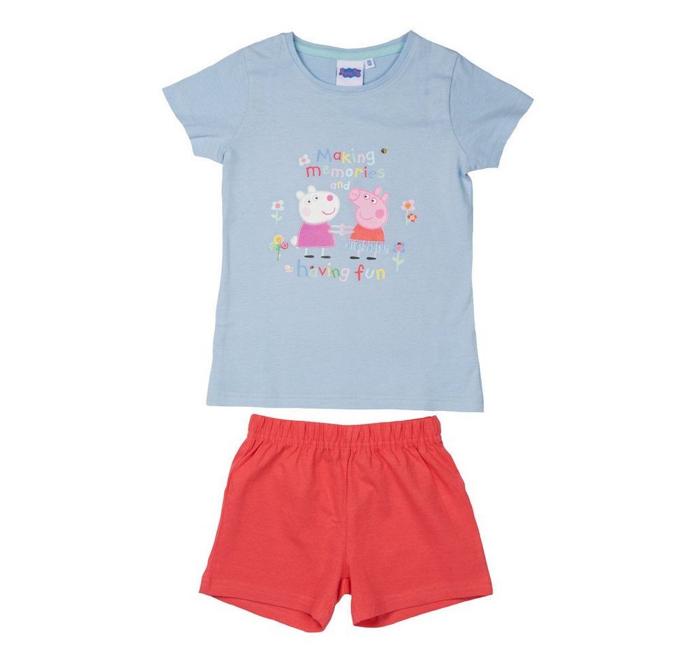 Peppa Pig Schlafanzug Peppa Wutz Mädchen Kinder Pyjama Gr. 98 bis 116, 100% Baumwolle von Peppa Pig