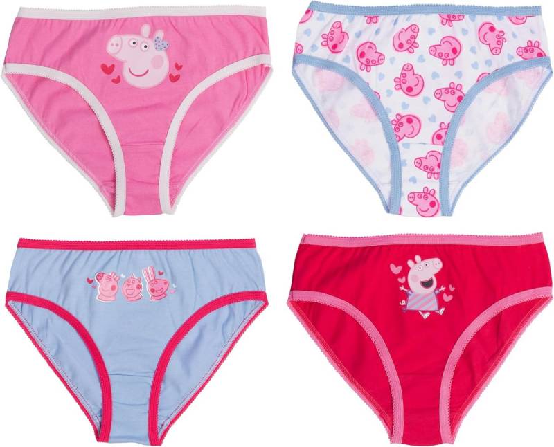 Peppa Pig Slip Unterhose für Mädchen – 4er Pack Kinder Unterwäsche von Peppa Pig