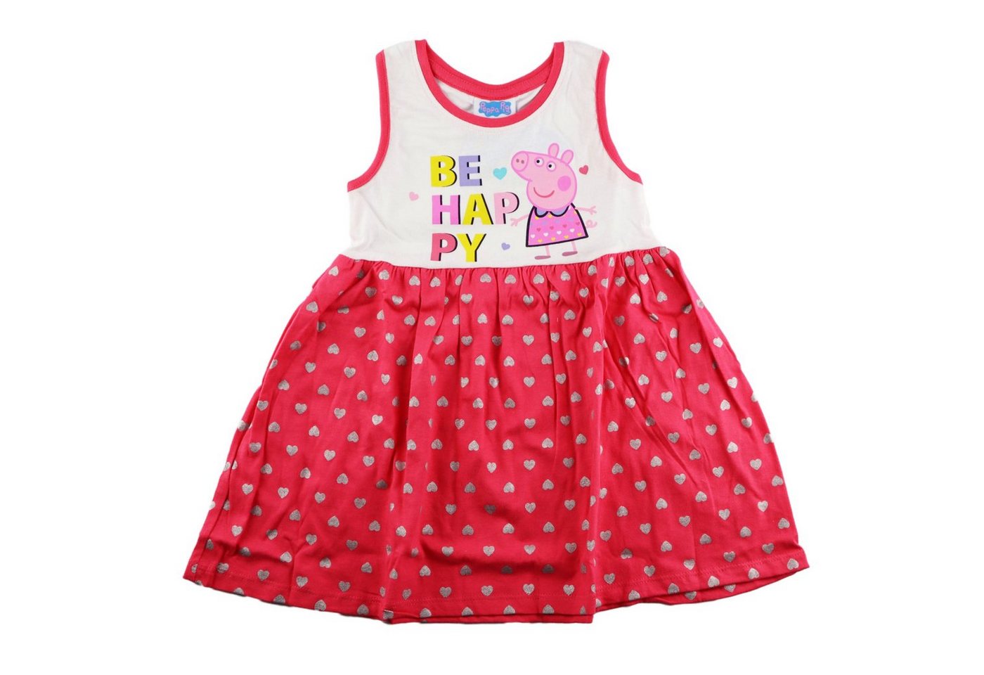 Peppa Pig Sommerkleid Mädchen Kinder Kleid Gr. 92 bis 116, Lila oder Pink von Peppa Pig