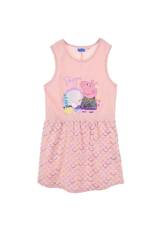 Peppa Pig Sommerkleid Peppa Wutz Dress Pailletten Sommer-Kleid von Peppa Pig