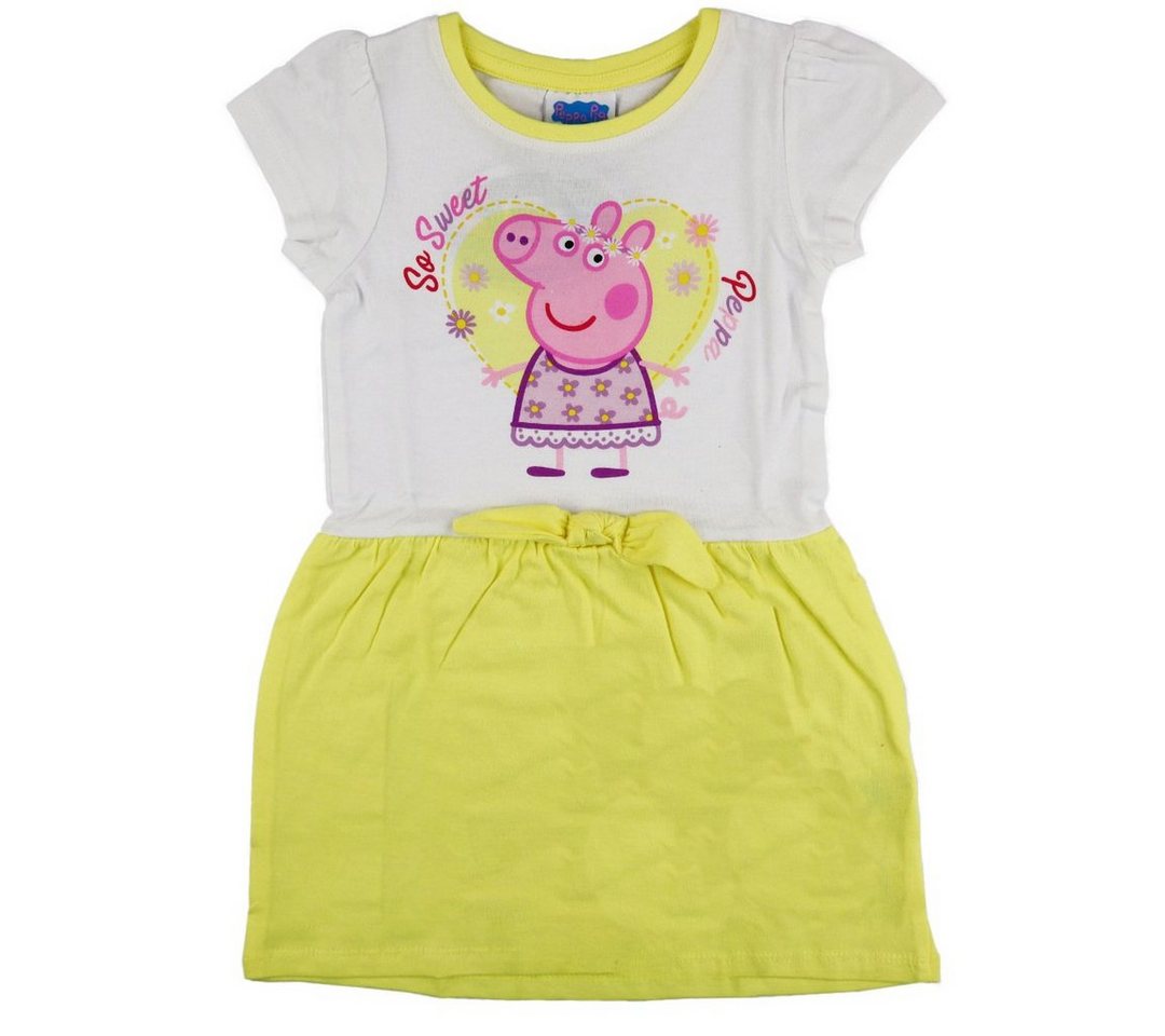 Peppa Pig Sommerkleid Peppa Wutz Kinder Mädchen Kleid Gr. 92 bis 116, 100% Baumwolle von Peppa Pig