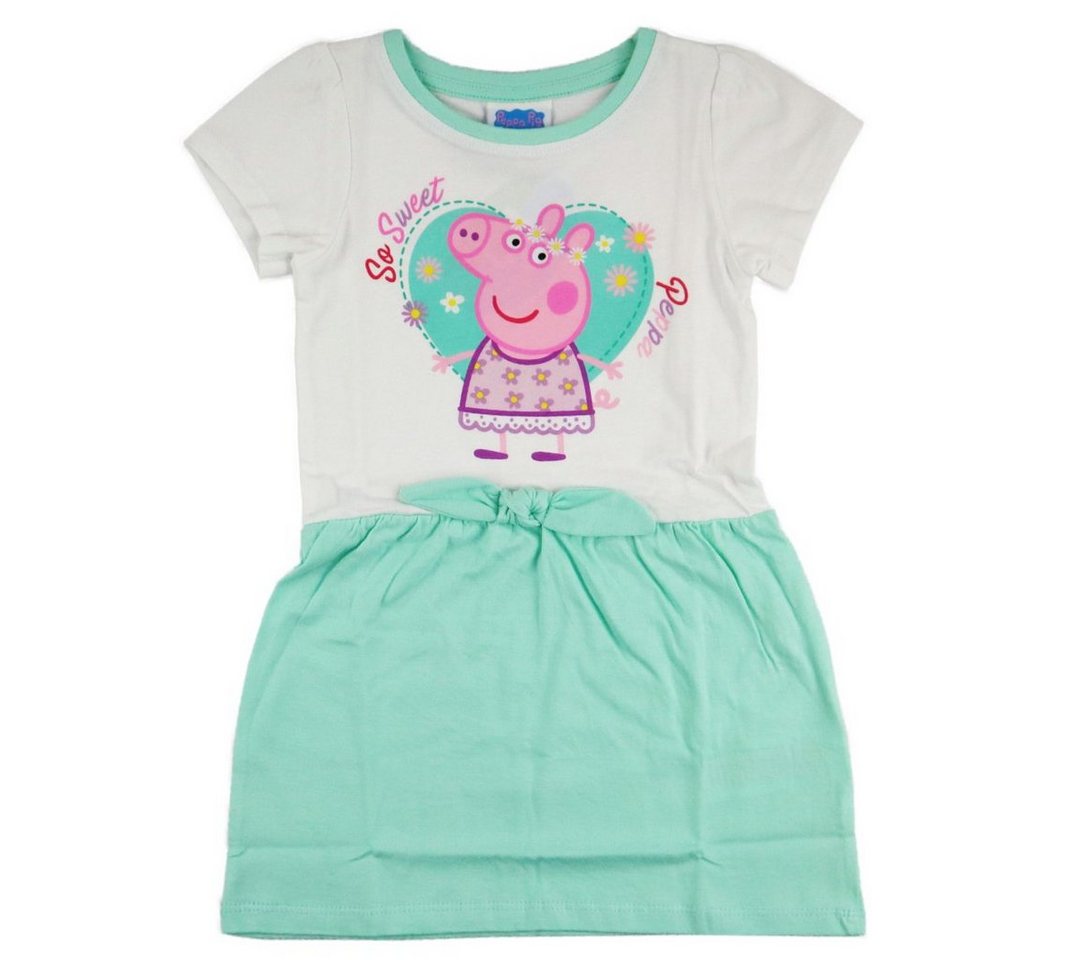 Peppa Pig Sommerkleid Peppa Wutz Kinder Mädchen Kleid Gr. 92 bis 116, 100% Baumwolle von Peppa Pig