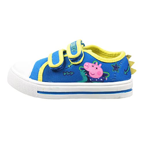 Peppa Pig Stark Kids Canvas Plimsoll Sneaker Gr, blau, 24 EU von Peppa Pig