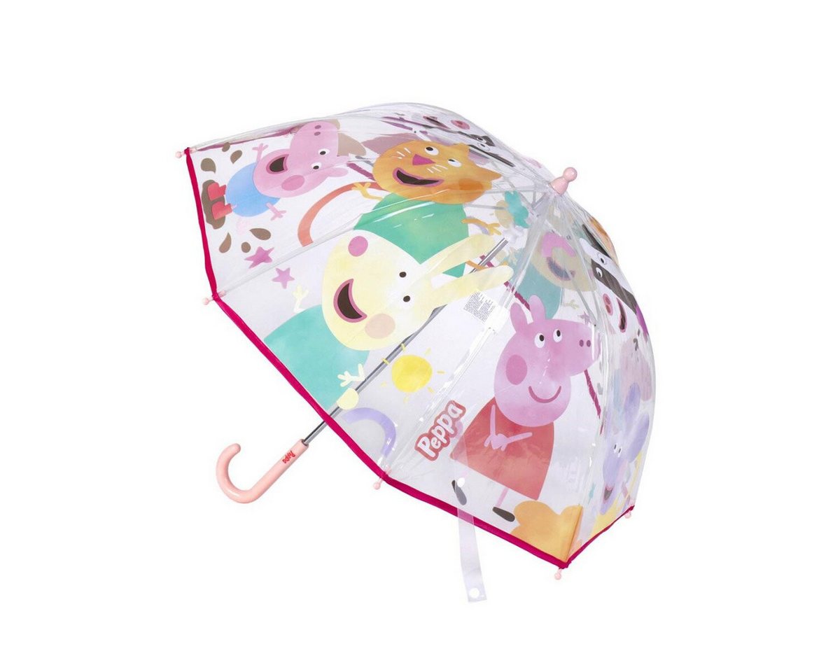 Peppa Pig Stockregenschirm Peppa Wutz Regenschirm Ø71cm – Buddies Kinderschirm von Peppa Pig