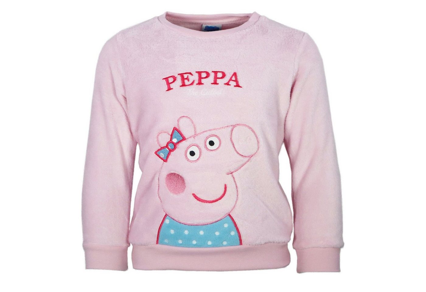 Peppa Pig Sweater Peppa Pig Wutz Mädchen Kinder Coral Fleece Pullover Pulli Gr. 98 bis 116 von Peppa Pig