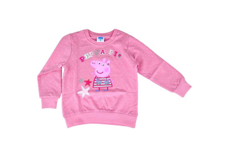 Peppa Pig Sweatshirt Peppa Wutz Kinder Sweat-Pullover Größe 92 - 116 cm von Peppa Pig