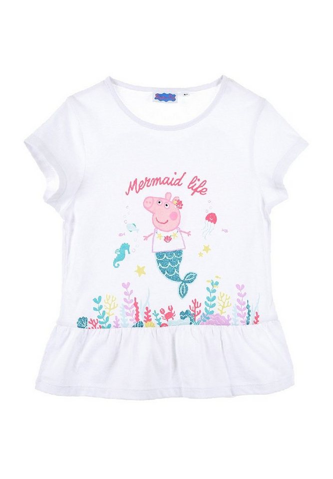 Peppa Pig T-Shirt Mädchen Kurzarm-Shirt Kinder Oberteil Sommer von Peppa Pig