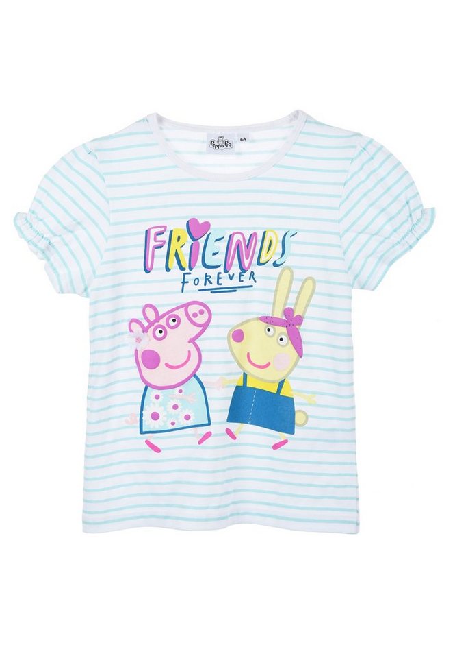 Peppa Pig T-Shirt Mädchen Kurzarm-Shirt Oberteil von Peppa Pig