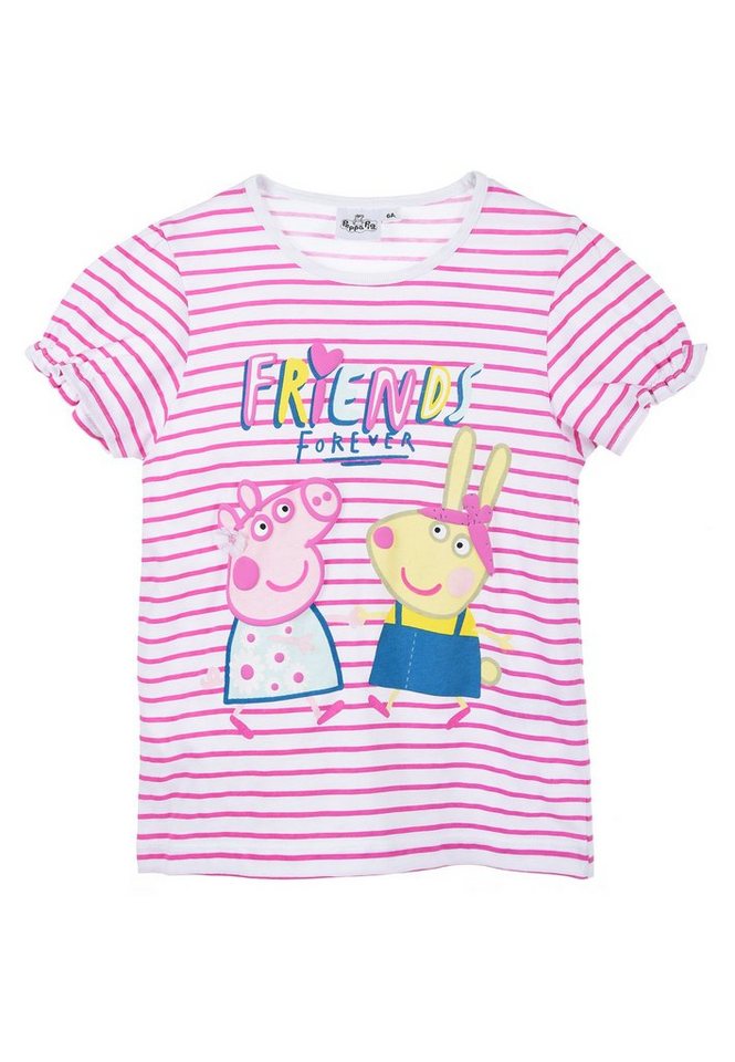 Peppa Pig T-Shirt Mädchen Kurzarm-Shirt Oberteil von Peppa Pig