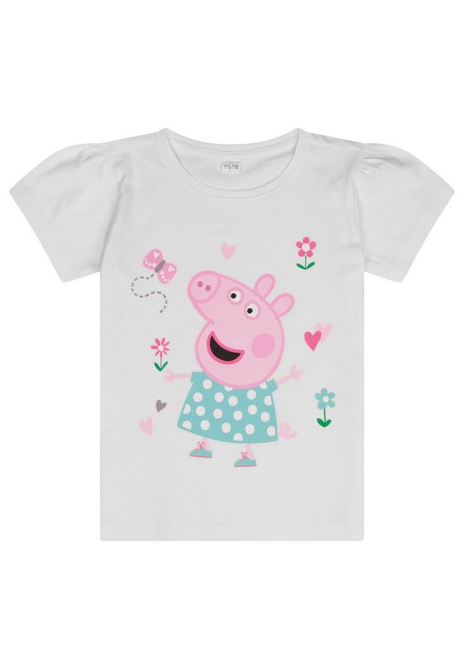 Peppa Pig T-Shirt Peppa Wutz Mädchen Kurzarm-Shirt Oberteil von Peppa Pig