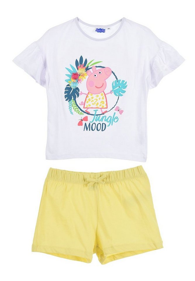 Peppa Pig T-Shirt & Shorts Mädchen Bekleidungs-Set Shorty von Peppa Pig