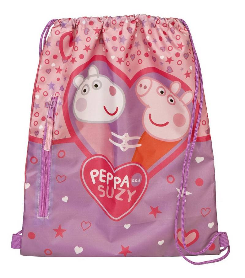 Peppa Pig Turnbeutel Gymbag für Mädchen Alltag und Aktivitäten 32 × 2 × 40 cm von Peppa Pig