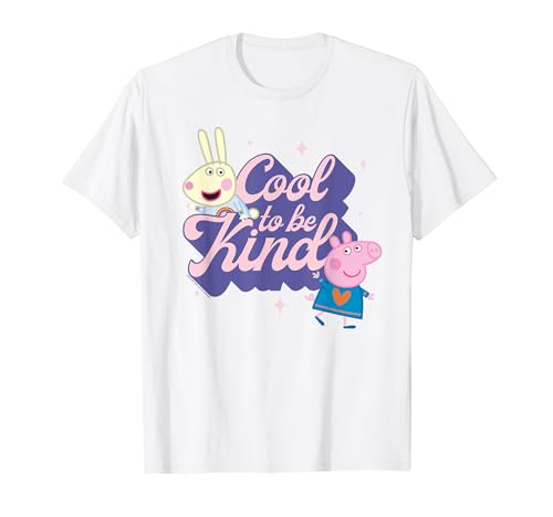 Peppa Wutz And Rebecca Rabbit Cool To Be Kind T-Shirt von Peppa Pig