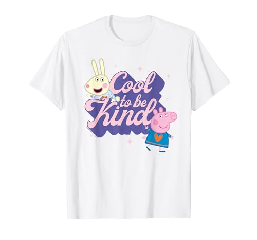 Peppa Wutz And Rebecca Rabbit Cool To Be Kind T-Shirt von Peppa Pig
