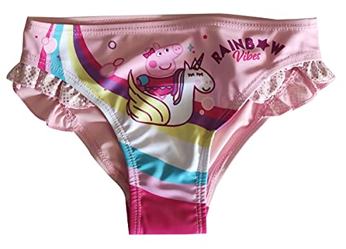 Peppa Wutz Badeanzug für Mädchen im Alter von 3 bis 6 Jahren, Original und offizieller Badeanzug für den Sommer 2020, Rosa, Pink 4 Jahre von Peppa Pig