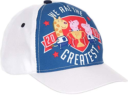 peppa Pig-Cap Pig-Weiß Jungen Gr. 54 cm , weiß von Peppa Pig