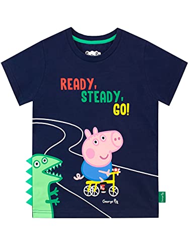 Peppa Wutz Jungen George Wutz T-Shirt 128 cm von Peppa Pig