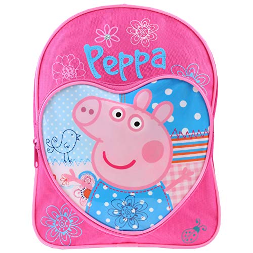 Peppa Wutz Peppa Pig Rucksack Schulrucksack Mädchen | Kinderrucksack Für Schule | Cute Backpack Rosa von Peppa Pig
