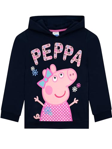 Peppa Wutz Mädchen Peppa Pig Sweatshirt blau 98 von Peppa Pig