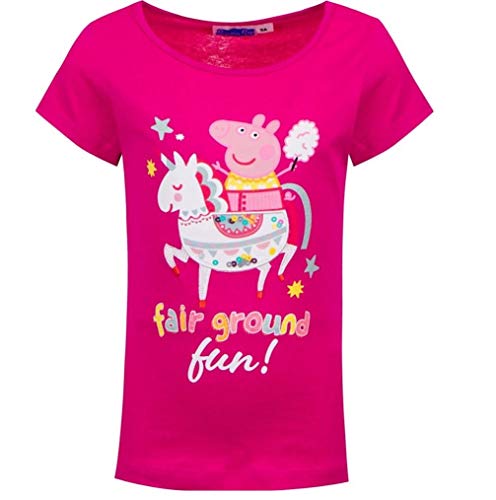 Peppa-Wutz Peppa Pig Mädchen T-Shirt (Fuchsia 2, 98) von Peppa-Wutz