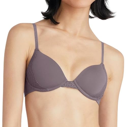 Pepper Push Up BH | Lace Lift Up BH Zero Gaps Seidiger Stoff Bügel Spitze BHs für Frauen (30A-40B), Peppercorn, 70A von Pepper