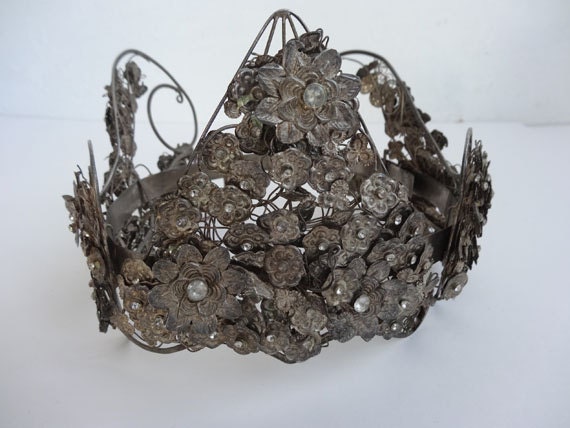 20Er Jahre Tiara. Titanium von PepperLaneExclusives