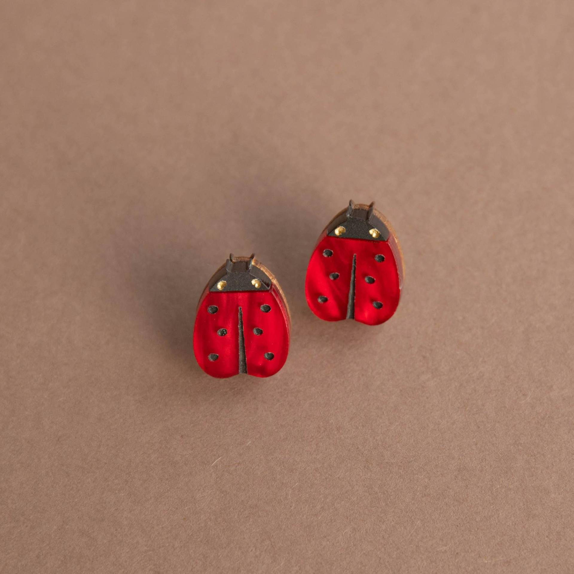 Marienkäfer Ohrstecker, Spaß Laser-Schnitt-Helle Rote Leichte Ohrringe Marienkäfer Ohrstecker, Spaß Laser-Schnitt-Helle Rote Leichte Ohrringe von PepperYouStudio