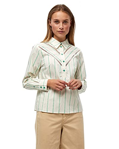 Peppercorn ,Women's ,Dahlia Blouse, 0065S ANT. WHITE ST ,S von Peppercorn