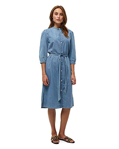 Peppercorn ,Women's ,Delara Curved Dress, 9600 LIGHT BLUE WASH ,24 von Peppercorn