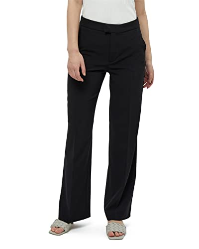 Peppercorn Diana Mid Waisted Cropped Hosen | Hosen Damen In Schwarz | Frühling Hose | Größe 38 von Peppercorn