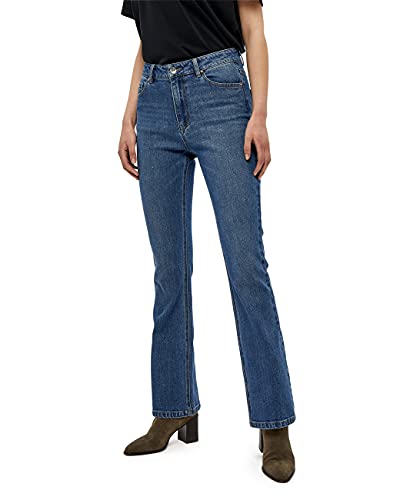 Peppercorn ,Women's ,Linda High Waisted Denim, 9610 MID BLUE DENIM ,10 von Peppercorn