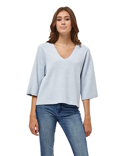 Peppercorn ,Women's ,Rosalia 3-4 sleeve Pullover, 2284M SKYWAY BLUE MELANGE ,L von Peppercorn