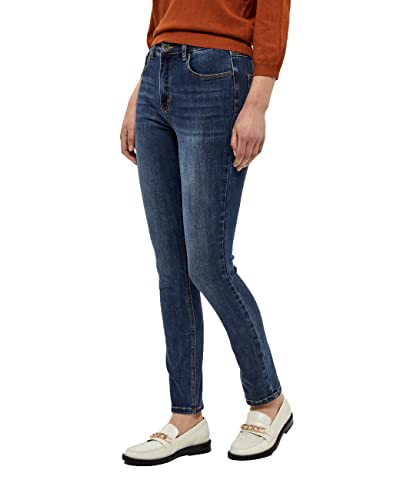 Peppercorn Sibbir Mid Waisted Slim Jeans | Hosen Damen In Blau | Frühling Hose | Größe 46 von Peppercorn