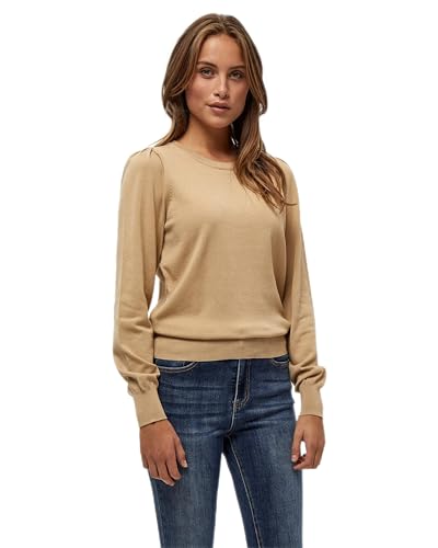 Peppercorn Tana Runden Hals Lange Ärmel Strickpullover | Pullover Damen In Braun | Frühling Pulli Damen | Größe Xs von Peppercorn