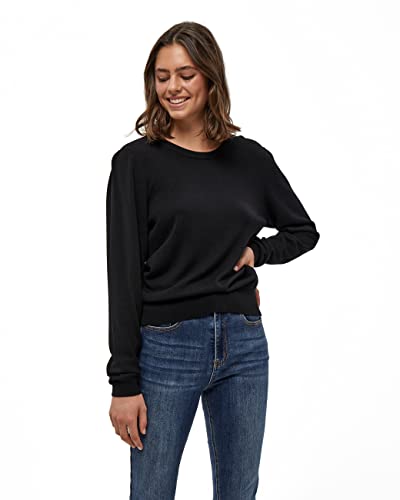 Peppercorn Tana Runden Hals Lange Ärmel Strickpullover | Pullover Damen In Schwarz | Frühling Pulli Damen | Größe Xxl von Peppercorn