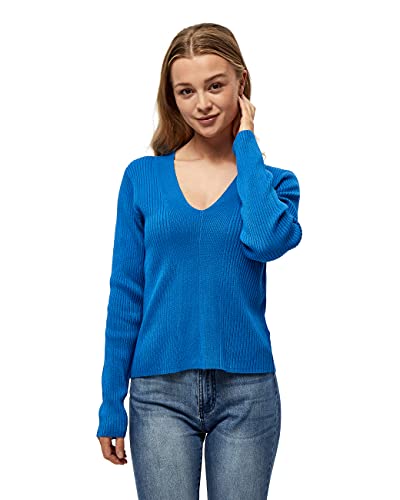 Peppercorn Damen Tana Rib 22 Ripp Pullover, 1537 Daphne Blue, L EU von Peppercorn