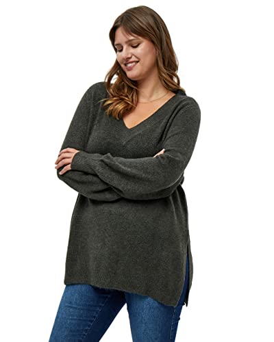 Peppercorn Aliah Pullover Kurve | Pullover Damen In Grün | Frühling Pulli Damen | Größe 46 von Peppercorn