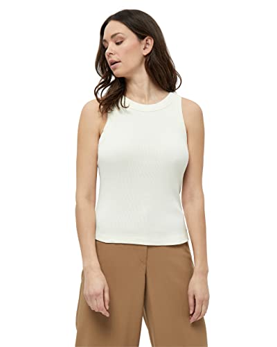 Peppercorn Damen Dharma Runden Halsausschnitt Tank Weiß | Herbst Oberteile | Größe L GOTS Top, 0011 Gardenia, L von Peppercorn